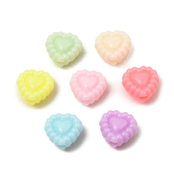 PandaHall Opaque Acrylic Beads, Heart, Mixed Color, 8.5x8.5x4.5mm, Hole: 1.6mm, about 3571pcs/500g Acrylic Heart Multicolor
PandaHall Opaque Acrylic Beads, Heart, Mixed Color, 8.5x8.5x4.5mm, Hole: 1.6mm, about 3571pcs/500g Acrylic Heart Multicolor