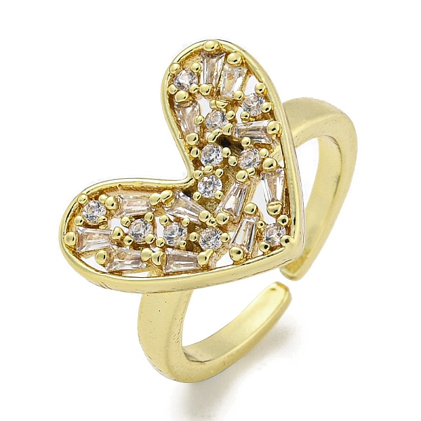 PandaHall Heart Brass Micro Pave Cubic Zirconia Open Cuff Ring for Women, Cadmium Free & Lead Free, Long-Lasting Plated, Real 18K Gold..., Clear
PandaHall Heart Brass Micro Pave Cubic Zirconia Open Cuff Ring for Women, Cadmium Free & Lead Free, Long-Lasting Plated, Real 18K Gold..., Clear