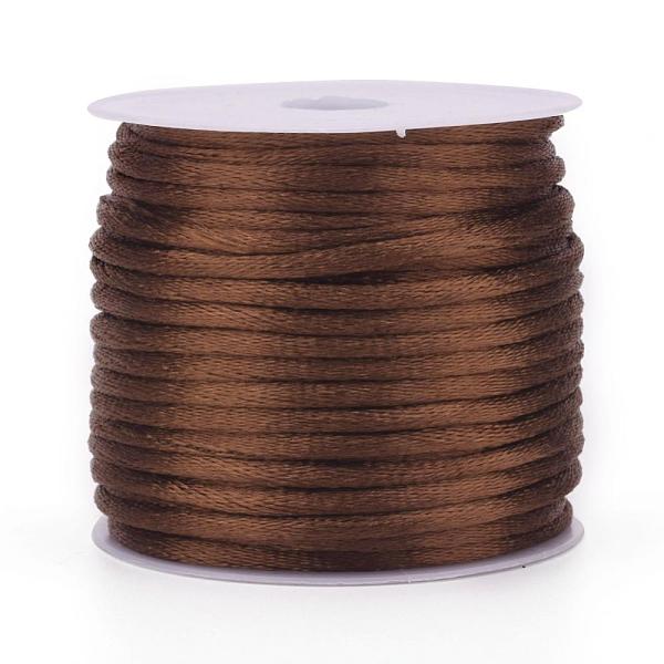 PandaHall Nylon Cord, Satin Rattail Cord, for Beading Jewelry Making, Chinese Knotting, Camel, 2mm, about 10.93 yards(10m)/roll Nylon Brown
PandaHall Nylon Cord, Satin Rattail Cord, for Beading Jewelry Making, Chinese Knotting, Camel, 2mm, about 10.93 yards(10m)/roll Nylon Brown