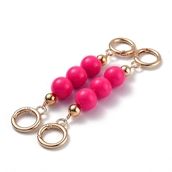 PandaHall Bag Extender Chain, with ABS Plastic Beads and Light Gold Alloy Spring Gate Rings, for Bag Strap Extender Replacement, Deep Pink...
PandaHall Bag Extender Chain, with ABS Plastic Beads and Light Gold Alloy Spring Gate Rings, for Bag Strap Extender Replacement, Deep Pink...