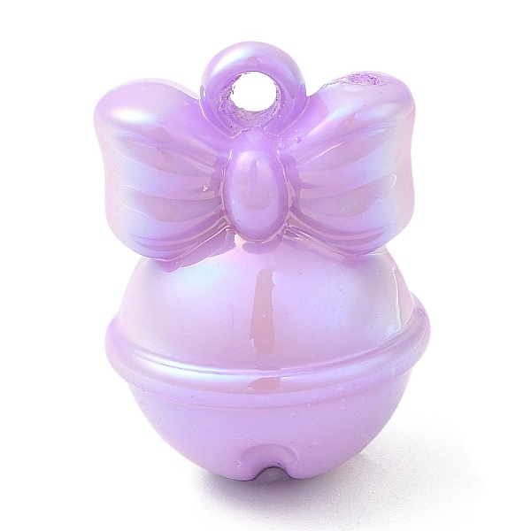 PandaHall Creamy Color Acrylic Pendants, Bow bell, Plum, 24x17mm, Hole: 2mm Acrylic Bowknot Purple
PandaHall Creamy Color Acrylic Pendants, Bow bell, Plum, 24x17mm, Hole: 2mm Acrylic Bowknot Purple