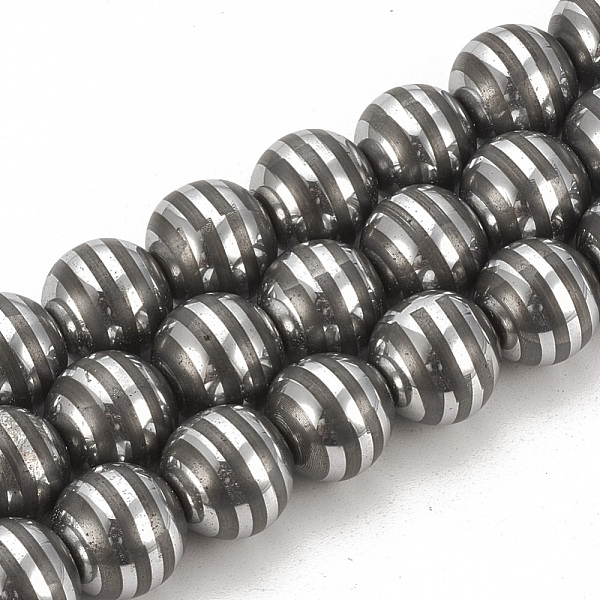 PandaHall Electroplate Non-magnetic Synthetic Hematite Beads Strands, Round, Platinum Plated, 9.5~10x10~11mm, Hole: 1.5mm, about...
PandaHall Electroplate Non-magnetic Synthetic Hematite Beads Strands, Round, Platinum Plated, 9.5~10x10~11mm, Hole: 1.5mm, about...