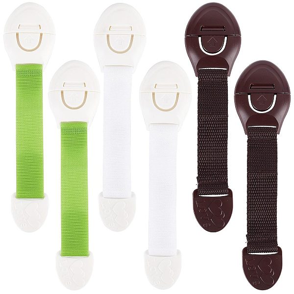 PandaHall Gorgecraft 12Pcs 3 Style PVC ABS Baby Proofing Child Safety Locks, with Webbing, No Screws, Drawer Clasp, Mixed Color, 210x50mm..., Multicolor
PandaHall Gorgecraft 12Pcs 3 Style PVC ABS Baby Proofing Child Safety Locks, with Webbing, No Screws, Drawer Clasp, Mixed Color, 210x50mm..., Multicolor