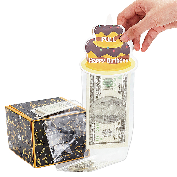 PandaHall OLYCRAFT Happy Birthday Day Money Box for Cash Gift Pull Paper Cash Gift Box Black & Gold Money Box Money Holder for Cash with..., Multicolor
PandaHall OLYCRAFT Happy Birthday Day Money Box for Cash Gift Pull Paper Cash Gift Box Black & Gold Money Box Money Holder for Cash with..., Multicolor