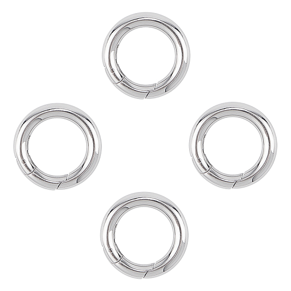 PandaHall Unicraftale 201 Stainless Steel Spring Gate Rings, O Rings, Stainless Steel Color, 6 Gauge, 24x4mm, Inner Diameter: 16mm, 4pcs/box...
PandaHall Unicraftale 201 Stainless Steel Spring Gate Rings, O Rings, Stainless Steel Color, 6 Gauge, 24x4mm, Inner Diameter: 16mm, 4pcs/box...