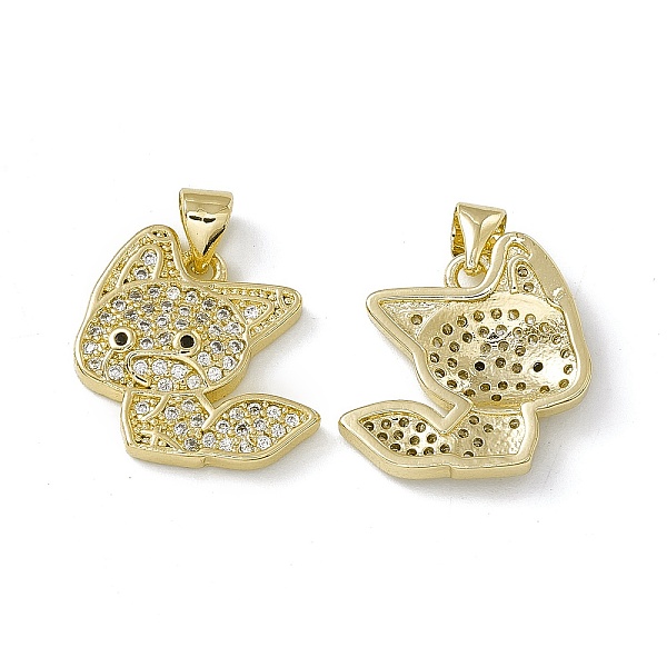 PandaHall Rack Plating Brass Micro Pave Cubic Zirconia Pendants, Fox Charm, Cadmium Free & Lead Free, Long-Lasting Plated, Real 18K Gold..., Clear
PandaHall Rack Plating Brass Micro Pave Cubic Zirconia Pendants, Fox Charm, Cadmium Free & Lead Free, Long-Lasting Plated, Real 18K Gold..., Clear