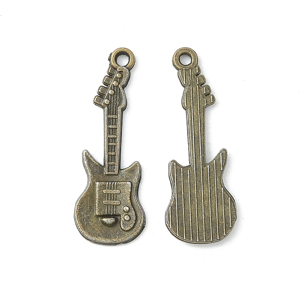 PandaHall Tibetan Style Alloy Pendant, Guitar, Lead Free and Cadmium Free, Antique Bronze, 31x11x2mm, Hole: 2mm Alloy Musical Instruments
PandaHall Tibetan Style Alloy Pendant, Guitar, Lead Free and Cadmium Free, Antique Bronze, 31x11x2mm, Hole: 2mm Alloy Musical Instruments