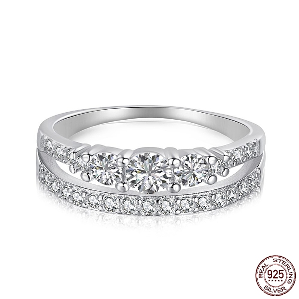 PandaHall Rhodium Plated 925 Sterling Silver Micro Pave Clear Cubic Zirconia Finger Ring for Women, Real Platinum Plated, 1.1~6.9mm, US Size...
PandaHall Rhodium Plated 925 Sterling Silver Micro Pave Clear Cubic Zirconia Finger Ring for Women, Real Platinum Plated, 1.1~6.9mm, US Size...