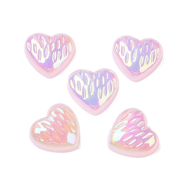 PandaHall UV Plating Acrylic Cabochons, Iridescent, Heart, Pink, 11.5~12x12~12.5x4mm Acrylic Heart Pink
PandaHall UV Plating Acrylic Cabochons, Iridescent, Heart, Pink, 11.5~12x12~12.5x4mm Acrylic Heart Pink