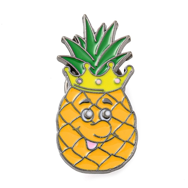 PandaHall Fruit Theme Enamel Pins, Gunmetal Zinc Alloy Brooches for Backpack Clothes, Pineapple, 30x15x1mm Alloy+Enamel Pineapple Orange
PandaHall Fruit Theme Enamel Pins, Gunmetal Zinc Alloy Brooches for Backpack Clothes, Pineapple, 30x15x1mm Alloy+Enamel Pineapple Orange