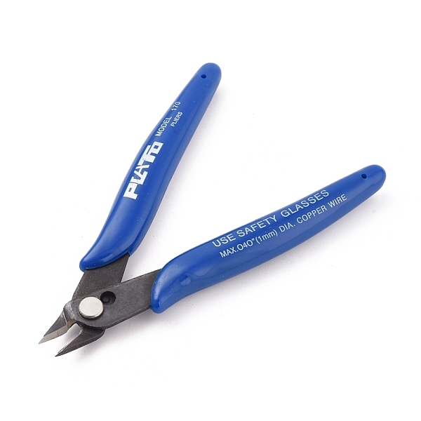 PandaHall Carbon Steel Wire Flush Cutters, Electronic Model Sprue Wire Clippers, Side Cutting Nippers, for Precision Cutting Needs and 3D..., Blue
PandaHall Carbon Steel Wire Flush Cutters, Electronic Model Sprue Wire Clippers, Side Cutting Nippers, for Precision Cutting Needs and 3D..., Blue