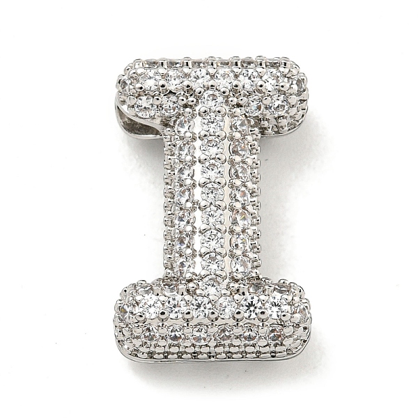 PandaHall Platinum Plated Brass Micro Pave Cubic Zirconia Pendants, Letter Charms, Letter I, 19x18x6.5mm, Hole: 3.5x2mm Brass+Cubic Zirconia..., Clear
PandaHall Platinum Plated Brass Micro Pave Cubic Zirconia Pendants, Letter Charms, Letter I, 19x18x6.5mm, Hole: 3.5x2mm Brass+Cubic Zirconia..., Clear
