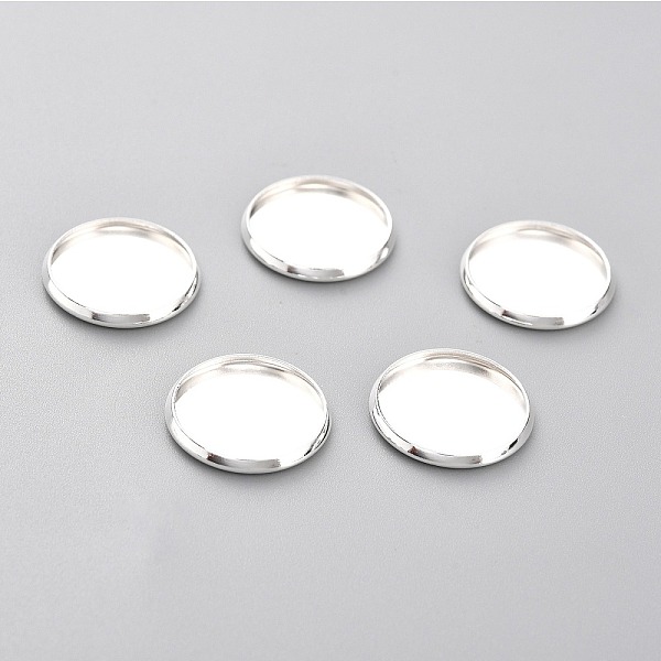 PandaHall 304 Stainless Steel Cabochon Settings, Plain Edge Bezel Cups, Flat Round, Silver, 16x2mm Tray:14mm 304 Stainless Steel Flat Round
PandaHall 304 Stainless Steel Cabochon Settings, Plain Edge Bezel Cups, Flat Round, Silver, 16x2mm Tray:14mm 304 Stainless Steel Flat Round