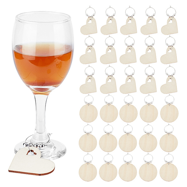 PandaHall 30 Pcs 2 styles Wooden Wine Charms, Wine Glass Charms Tags Classy DIY Decoration Tags Identifier for Cocktail Champagne Themed..., Gold
PandaHall 30 Pcs 2 styles Wooden Wine Charms, Wine Glass Charms Tags Classy DIY Decoration Tags Identifier for Cocktail Champagne Themed..., Gold