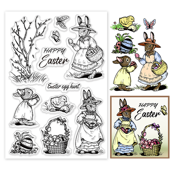 PandaHall PH Easter Silicone Stamps Rabbit Clear Stamps Happy Easter Transparent Stamp Rubber Stamp for Card Making Spring Journaling Photo...
PandaHall PH Easter Silicone Stamps Rabbit Clear Stamps Happy Easter Transparent Stamp Rubber Stamp for Card Making Spring Journaling Photo...