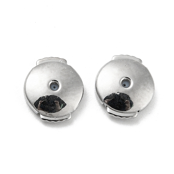 PandaHall Rack Plating Brass Ear Nuts, Ear Backs, Long-Lasting Plated, Lead Free & Cadmium Free, Flat Round, Platinum, 8x9.5x2.5mm, Hole...
PandaHall Rack Plating Brass Ear Nuts, Ear Backs, Long-Lasting Plated, Lead Free & Cadmium Free, Flat Round, Platinum, 8x9.5x2.5mm, Hole...