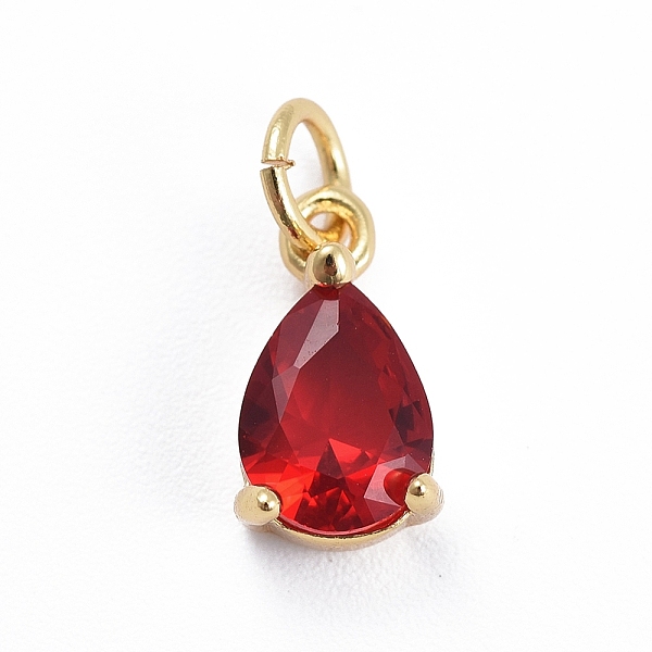 PandaHall Brass Micro Pave Cubic Zirconia Pendants, with Jump Ring, Teardrop, Golden, Red, 11.5x6.5x4mm, Hole: 3mm Brass+Cubic Zirconia...
PandaHall Brass Micro Pave Cubic Zirconia Pendants, with Jump Ring, Teardrop, Golden, Red, 11.5x6.5x4mm, Hole: 3mm Brass+Cubic Zirconia...