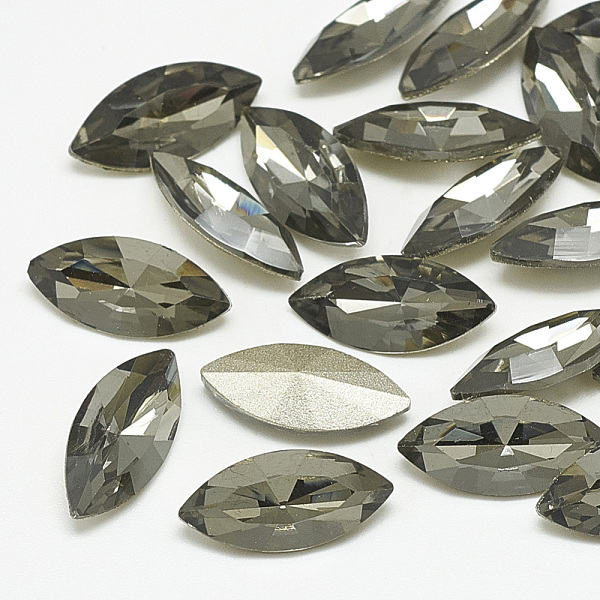 PandaHall Pointed Back Glass Rhinestone Cabochons, Back Plated, Faceted, Horse Eye, Black Diamond, 15x7x4mm Glass Rhinestone Horse Eye Black
PandaHall Pointed Back Glass Rhinestone Cabochons, Back Plated, Faceted, Horse Eye, Black Diamond, 15x7x4mm Glass Rhinestone Horse Eye Black
