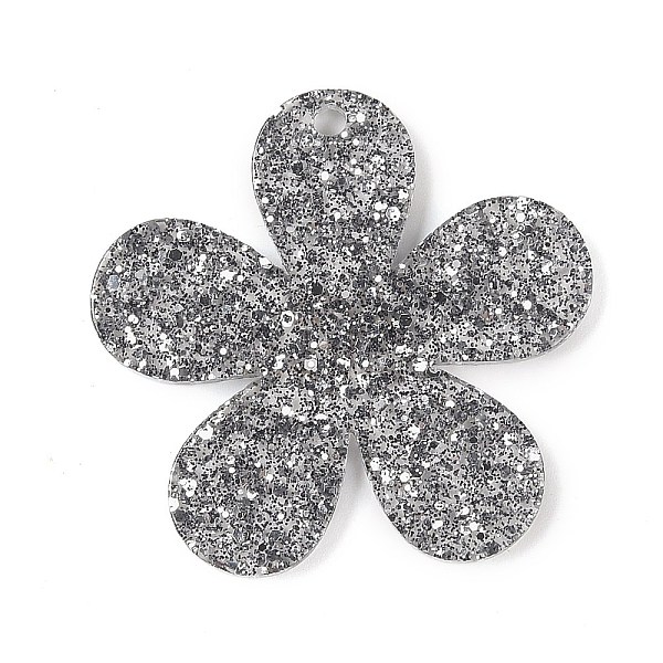 PandaHall Acrylic Plastic Cabochons, Flower, Gray, 38x39.5x2.5mm, Hole: 2.5mm Acrylic Flower Gray
PandaHall Acrylic Plastic Cabochons, Flower, Gray, 38x39.5x2.5mm, Hole: 2.5mm Acrylic Flower Gray