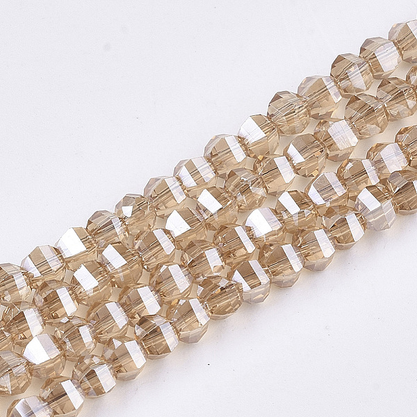 PandaHall Electroplate Glass Beads Strands, Faceted, Round, PeachPuff, 4~4.5x3.5mm, Hole: 1mm, about 100pcs/strand, 13.7 inch Glass Round..., Brown
PandaHall Electroplate Glass Beads Strands, Faceted, Round, PeachPuff, 4~4.5x3.5mm, Hole: 1mm, about 100pcs/strand, 13.7 inch Glass Round..., Brown