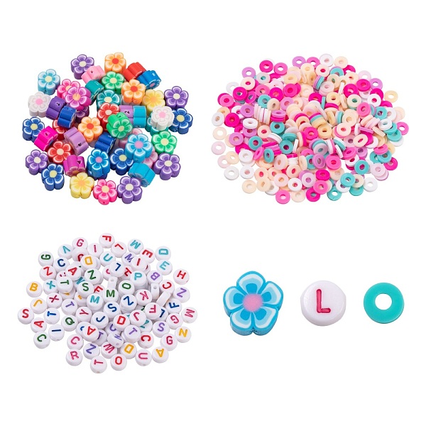 PandaHall 50Pcs Handmade Polymer Clay Flower Plum Blossom Beads, 2 Strands Disc/Flat Round Beads, 100Pcs Flat Round Acrylic Beads, for DIY..., Multicolor
PandaHall 50Pcs Handmade Polymer Clay Flower Plum Blossom Beads, 2 Strands Disc/Flat Round Beads, 100Pcs Flat Round Acrylic Beads, for DIY..., Multicolor