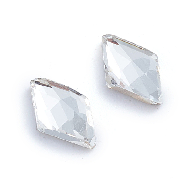 PandaHall Glass Rhinestone Cabochons, Flat Back & Back Plated, Faceted, Rhombus, Crystal, 10x6x3mm Glass Rhinestone Rhombus Clear
PandaHall Glass Rhinestone Cabochons, Flat Back & Back Plated, Faceted, Rhombus, Crystal, 10x6x3mm Glass Rhinestone Rhombus Clear