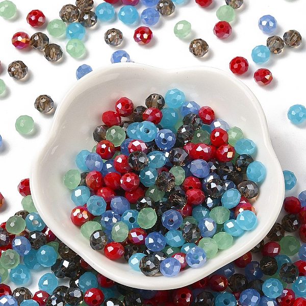 PandaHall Glass Beads, Faceted, Rondelle, Light Steel Blue, 6x5mm, Hole: 1mm, about 280pcs/60g Glass Rondelle
PandaHall Glass Beads, Faceted, Rondelle, Light Steel Blue, 6x5mm, Hole: 1mm, about 280pcs/60g Glass Rondelle