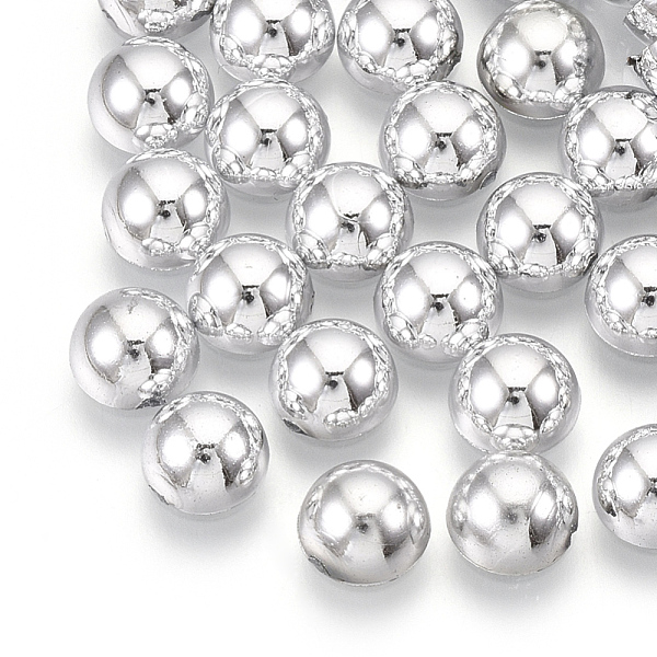 PandaHall ABS Plastic Cabochons, Half Round, Platinum Color Plated, 3x1.5mm, about 10000pcs/bag ABS Plastic Half Round
PandaHall ABS Plastic Cabochons, Half Round, Platinum Color Plated, 3x1.5mm, about 10000pcs/bag ABS Plastic Half Round