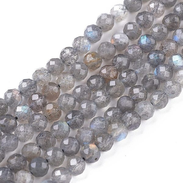 PandaHall Natural Labradorite Beads Strands, Round, Faceted, 4mm, Hole: 0.7mm, about 90~100pcs/strand, 15.35 inch(39cm) Labradorite Round
PandaHall Natural Labradorite Beads Strands, Round, Faceted, 4mm, Hole: 0.7mm, about 90~100pcs/strand, 15.35 inch(39cm) Labradorite Round