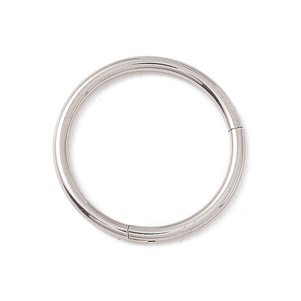 PandaHall 304 Stainless Steel Twister Clasps, Ring, Stainless Steel Color, 12x1mm, Inner Diameter: 10mm 304 Stainless Steel
PandaHall 304 Stainless Steel Twister Clasps, Ring, Stainless Steel Color, 12x1mm, Inner Diameter: 10mm 304 Stainless Steel