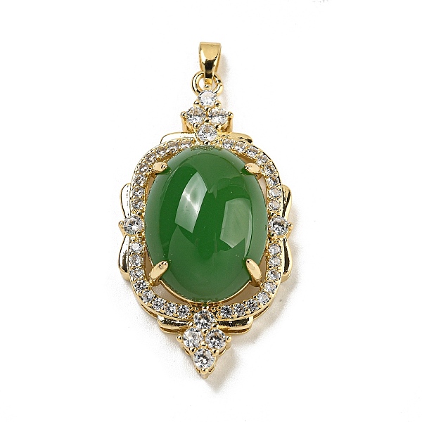 PandaHall Brass Micro Pave Clear Cubic Zirconia Pendants, with Glass, Oval, Lime Green, 40x21x11mm, Hole: 5.4x2.8mm Brass+Cubic Zirconia...
PandaHall Brass Micro Pave Clear Cubic Zirconia Pendants, with Glass, Oval, Lime Green, 40x21x11mm, Hole: 5.4x2.8mm Brass+Cubic Zirconia...