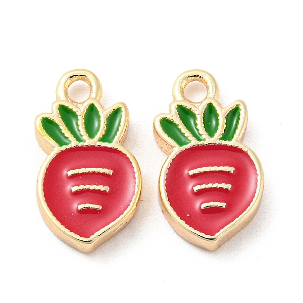 PandaHall Brass Enamel Charms, Carrot Charm, Real 18K Gold Plated, 13.5x7.5x2mm, Hole: 1.6mm Brass+Enamel Carrot Pink
PandaHall Brass Enamel Charms, Carrot Charm, Real 18K Gold Plated, 13.5x7.5x2mm, Hole: 1.6mm Brass+Enamel Carrot Pink