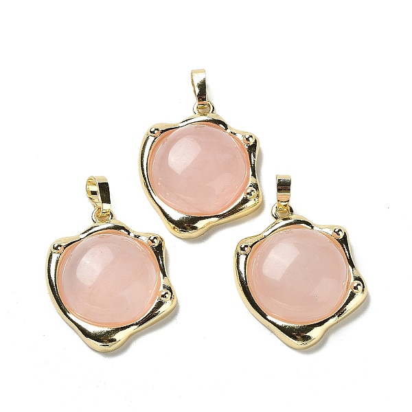 PandaHall Natural Rose Quartz Pendants, Rack Plating Golden Plated Brass Nuggets Charms, Cadmium Free & Lead Free, 23.5x19x6.5mm, Hole...
PandaHall Natural Rose Quartz Pendants, Rack Plating Golden Plated Brass Nuggets Charms, Cadmium Free & Lead Free, 23.5x19x6.5mm, Hole...