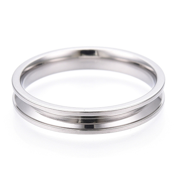 PandaHall 201 Stainless Steel Grooved Finger Ring Settings, Ring Core Blank, for Inlay Ring Jewelry Making, Stainless Steel Color, Inner...
PandaHall 201 Stainless Steel Grooved Finger Ring Settings, Ring Core Blank, for Inlay Ring Jewelry Making, Stainless Steel Color, Inner...