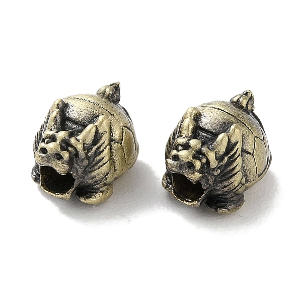 PandaHall Tibetan Style Brass Beads, Cadmium Free & Lead Free, Tortoise, Antique Bronze, 7x7.5x9.5mm, Hole: 2.2mm Brass Tortoise 
PandaHall Tibetan Style Brass Beads, Cadmium Free & Lead Free, Tortoise, Antique Bronze, 7x7.5x9.5mm, Hole: 2.2mm Brass Tortoise