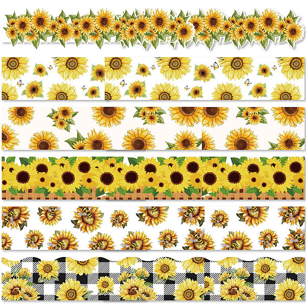 PandaHall 60pcs Coated Paper Border Decorative Stickers, Self Adhesive Planner Stickers for Journal, Scrapbooking, Flower, 350x75mm, 10...
PandaHall 60pcs Coated Paper Border Decorative Stickers, Self Adhesive Planner Stickers for Journal, Scrapbooking, Flower, 350x75mm, 10...