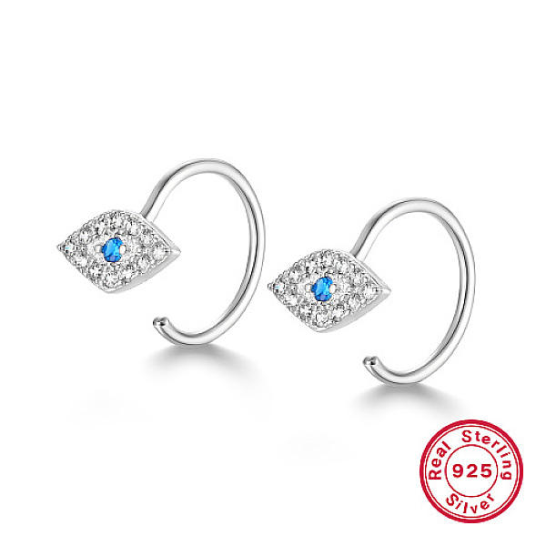PandaHall Evil Eye Rhodium Plated 925 Sterling Silver Micro Pave Cubic Zirconia Dangle Earrings, Platinum, 14mm Sterling Silver Evil Eye
PandaHall Evil Eye Rhodium Plated 925 Sterling Silver Micro Pave Cubic Zirconia Dangle Earrings, Platinum, 14mm Sterling Silver Evil Eye