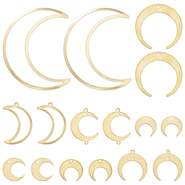 PandaHall SUNNYCLUE 1 Box 32Pcs Moon Charms Crescent Charms Brass Moon Planet Charm Double Sided Golden Resin Charm Frame Open Bezels Moon...
PandaHall SUNNYCLUE 1 Box 32Pcs Moon Charms Crescent Charms Brass Moon Planet Charm Double Sided Golden Resin Charm Frame Open Bezels Moon...