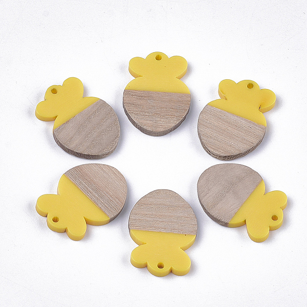 PandaHall Resin & Wood Pendants, Radish, Yellow, 28x20x3.5mm, Hole: 1.6mm Resin+Wood Food Yellow
PandaHall Resin & Wood Pendants, Radish, Yellow, 28x20x3.5mm, Hole: 1.6mm Resin+Wood Food Yellow