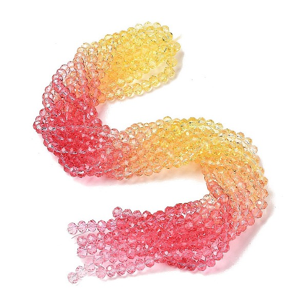 PandaHall Transparent Painted Glass Beads Strands, Faceted, Rondelle, Red, 6x5mm, Hole: 1mm, about 80pcs/strand, 16.54''(42cm) Glass...
PandaHall Transparent Painted Glass Beads Strands, Faceted, Rondelle, Red, 6x5mm, Hole: 1mm, about 80pcs/strand, 16.54''(42cm) Glass...