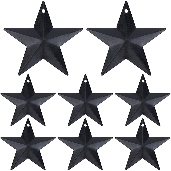 PandaHall Gorgecraft Iron Pendants, Star Charm, Black, 60x61.5x5.5mm, Hole: 1mm, 30pcs/box Iron Star Black
PandaHall Gorgecraft Iron Pendants, Star Charm, Black, 60x61.5x5.5mm, Hole: 1mm, 30pcs/box Iron Star Black