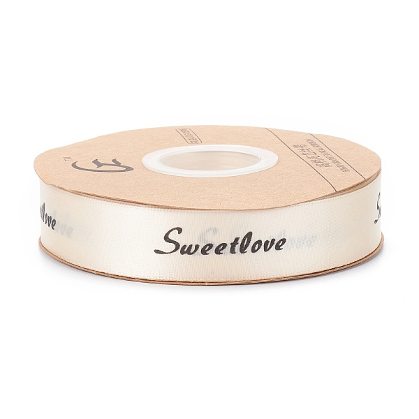PandaHall Polyester Grosgrain Ribbons, with Word Sweet Love, for Gifts Wrapping Party, Bisque, 1 inch(25mm), 45m/Roll Polyester Orange
PandaHall Polyester Grosgrain Ribbons, with Word Sweet Love, for Gifts Wrapping Party, Bisque, 1 inch(25mm), 45m/Roll Polyester Orange