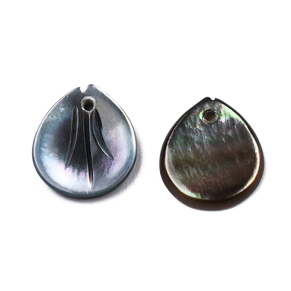 PandaHall Natural Black Lip Shell Charms, Petal, 12x10x1.5mm, Hole: 0.9mm Black Lip Shell Flower
PandaHall Natural Black Lip Shell Charms, Petal, 12x10x1.5mm, Hole: 0.9mm Black Lip Shell Flower