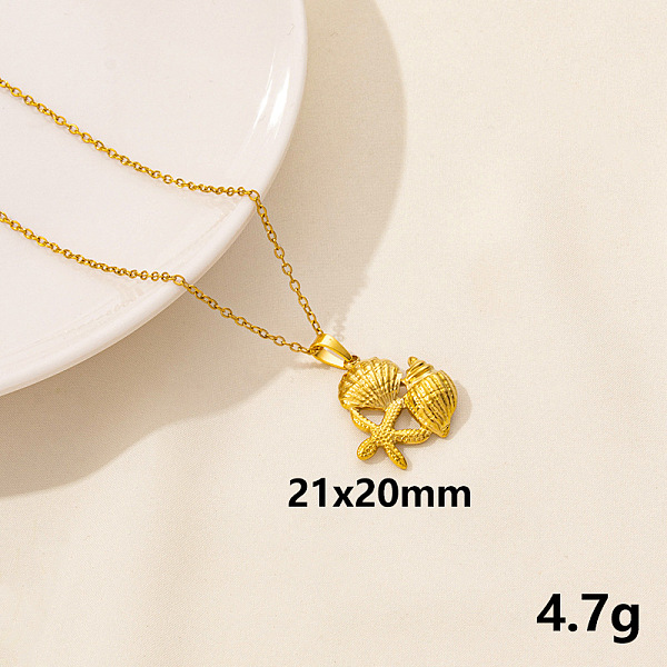 PandaHall Stainless Steel Starfish Pendant Necklaces for Women Stainless Steel Starfish
PandaHall Stainless Steel Starfish Pendant Necklaces for Women Stainless Steel Starfish