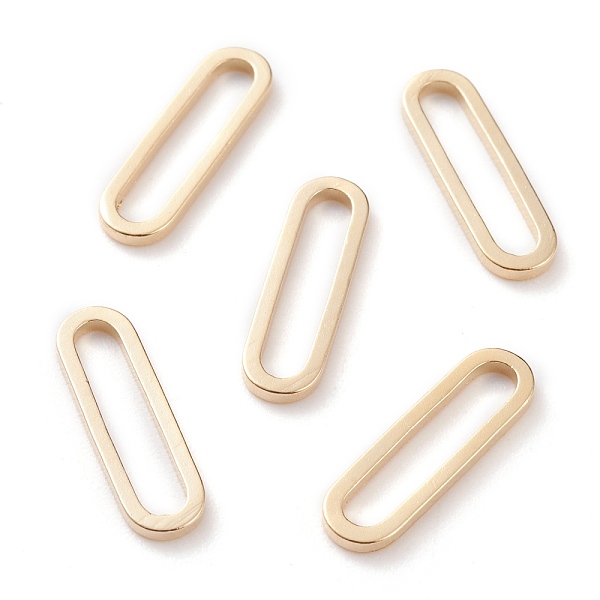 PandaHall Brass Linking Rings, Long-Lasting Plated, Oval, Real 24K Gold Plated, 15x4.5x1mm, Inner Diameter: 12.5x2.5mm Brass Oval
PandaHall Brass Linking Rings, Long-Lasting Plated, Oval, Real 24K Gold Plated, 15x4.5x1mm, Inner Diameter: 12.5x2.5mm Brass Oval