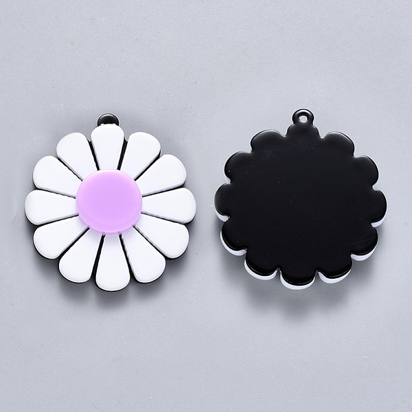 PandaHall Cellulose Acetate(Resin) Pendants, Flower, Plum, 36x33x6mm, Hole: 1.4mm Cellulose Acetate Flower Purple
PandaHall Cellulose Acetate(Resin) Pendants, Flower, Plum, 36x33x6mm, Hole: 1.4mm Cellulose Acetate Flower Purple