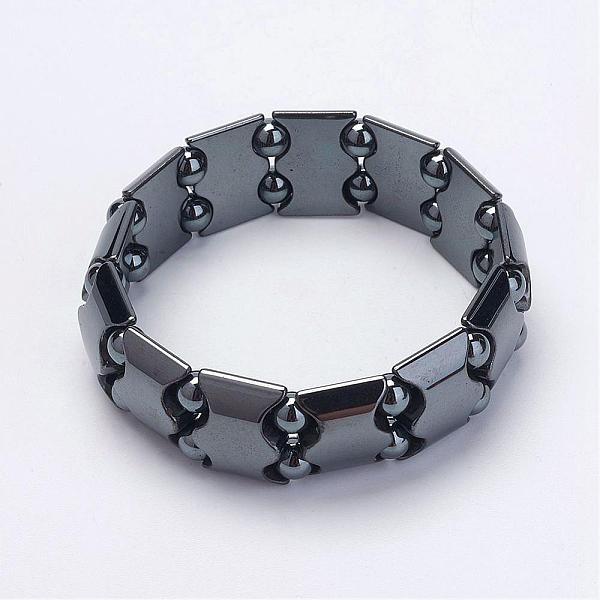 PandaHall Non-Magnetic Synthetic Hematite Stretch Bracelets, Grade A, 2-1/4 inch(56mm) Non-magnetic Hematite Black
PandaHall Non-Magnetic Synthetic Hematite Stretch Bracelets, Grade A, 2-1/4 inch(56mm) Non-magnetic Hematite Black