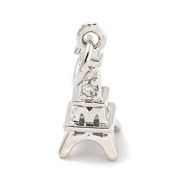 PandaHall Rack Plating Brass Micro Pave Clear Cubic Zirconia Pendants, Long-Lasting Plated, with Jump Rings, Lead Free & Cadmium Free, Tower...
PandaHall Rack Plating Brass Micro Pave Clear Cubic Zirconia Pendants, Long-Lasting Plated, with Jump Rings, Lead Free & Cadmium Free, Tower...