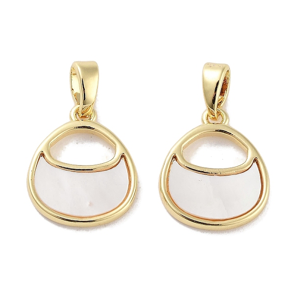 PandaHall Brass Pave Natural Shell Bag Shape Charms, Real 18K Gold Plated, 13.5x11.5x2mm, Hole: 4x2.5mm Shell Bag
PandaHall Brass Pave Natural Shell Bag Shape Charms, Real 18K Gold Plated, 13.5x11.5x2mm, Hole: 4x2.5mm Shell Bag