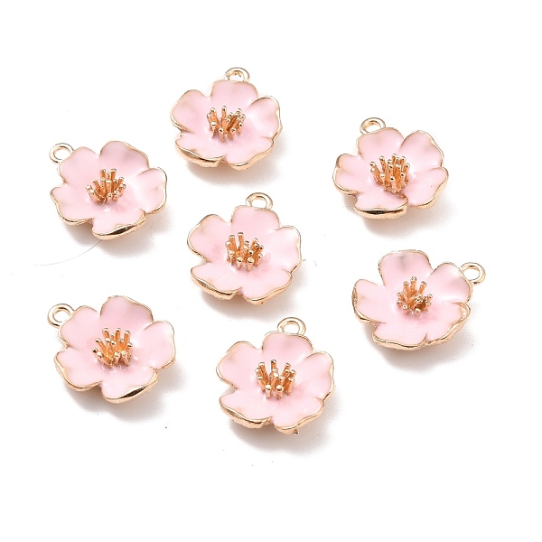 PandaHall Alloy Enamel Pendants, Hibiscus Flower, Light Gold, Pink, 23x19.5x6mm, Hole: 2mm Alloy+Enamel Flower Pink
PandaHall Alloy Enamel Pendants, Hibiscus Flower, Light Gold, Pink, 23x19.5x6mm, Hole: 2mm Alloy+Enamel Flower Pink